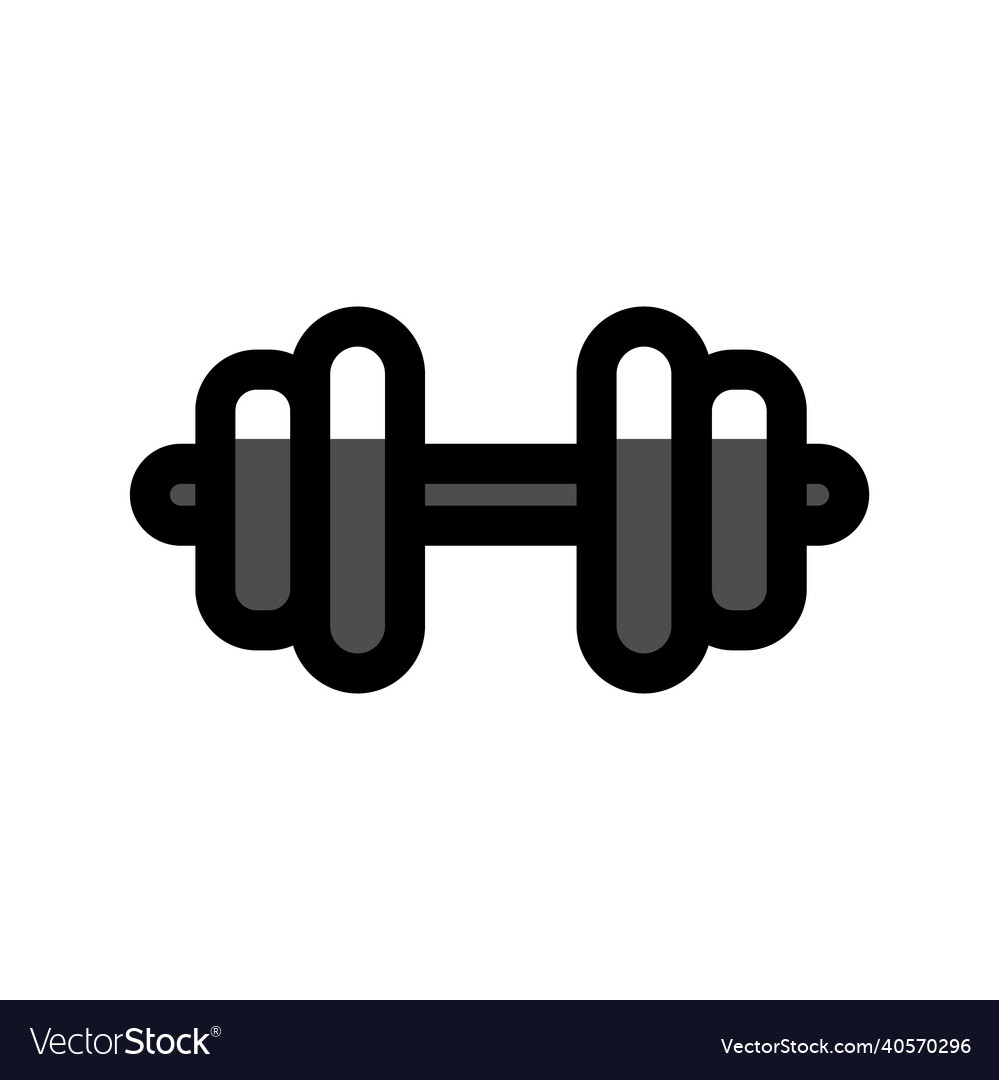 Dumbbell Royalty Free Vector Image Vectorstock