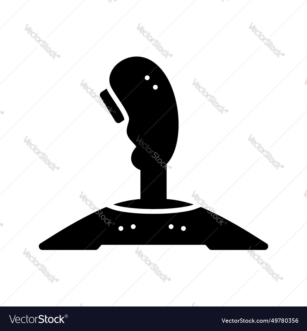 Joystick Glyph Icon Pictogram Symbol Visual Vector Image