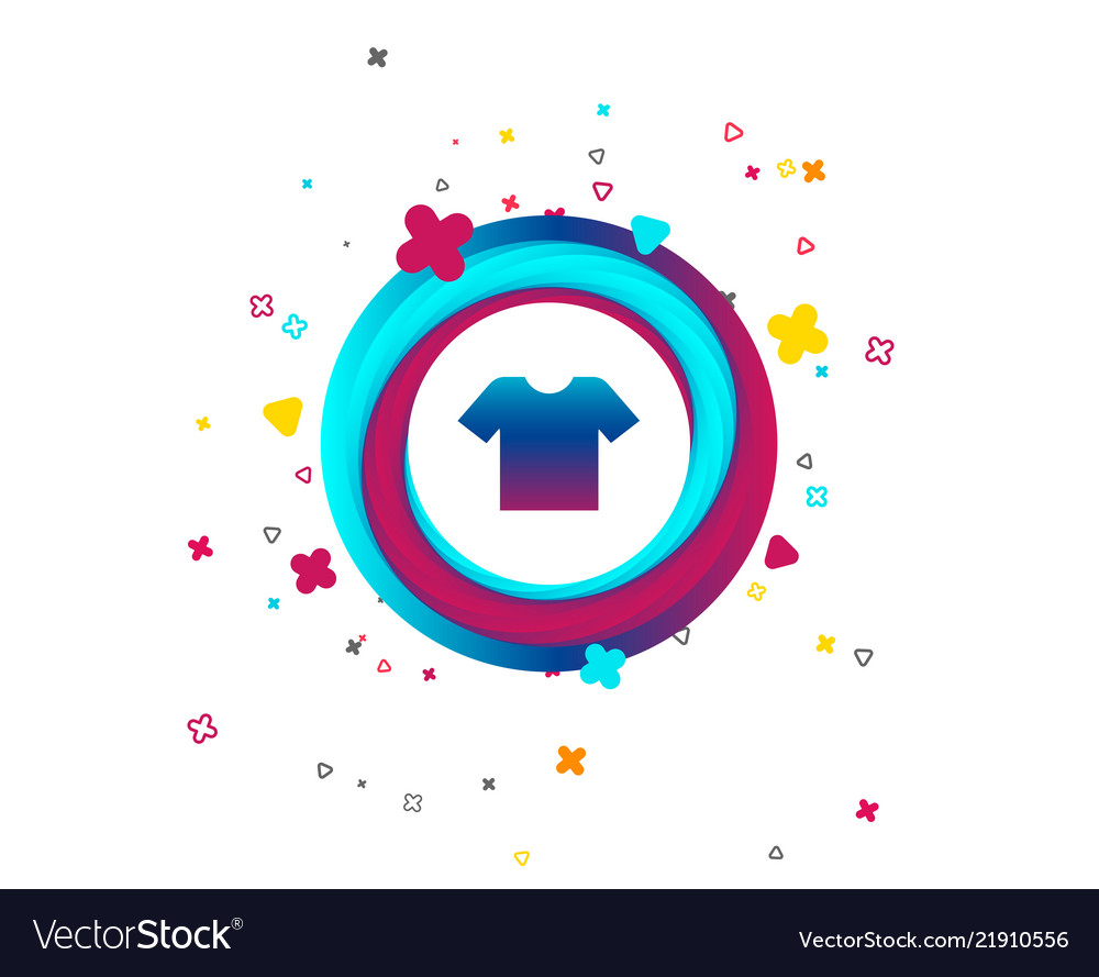 T Shirt Sign Icon Clothes Symbol Royalty Free Vector Image