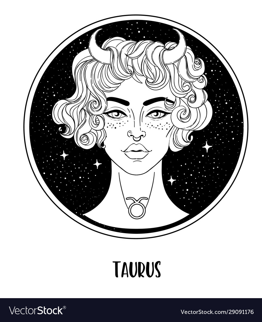 Taurus Astrological Sign As A Royalty Free Vector Image