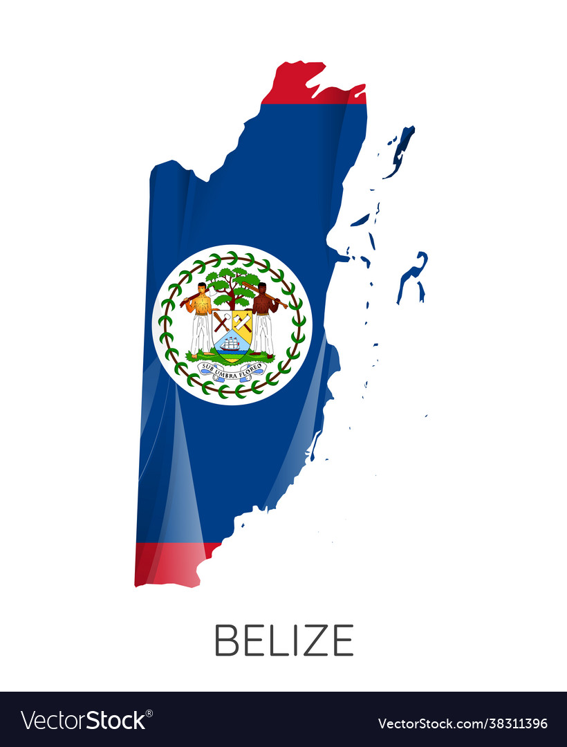 Map Belize Royalty Free Vector Image Vectorstock