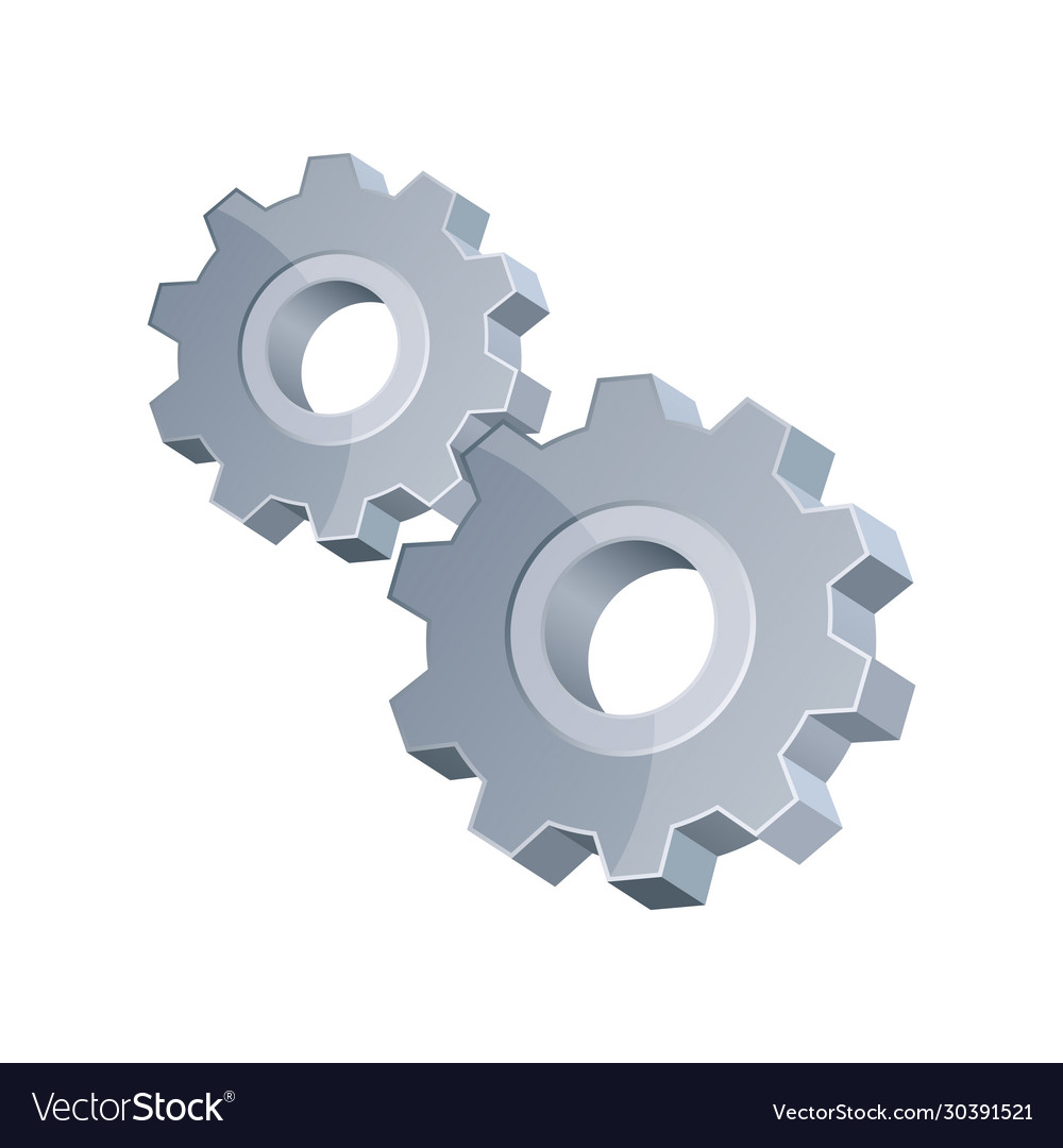 Gear Wheels Royalty Free Vector Image Vectorstock