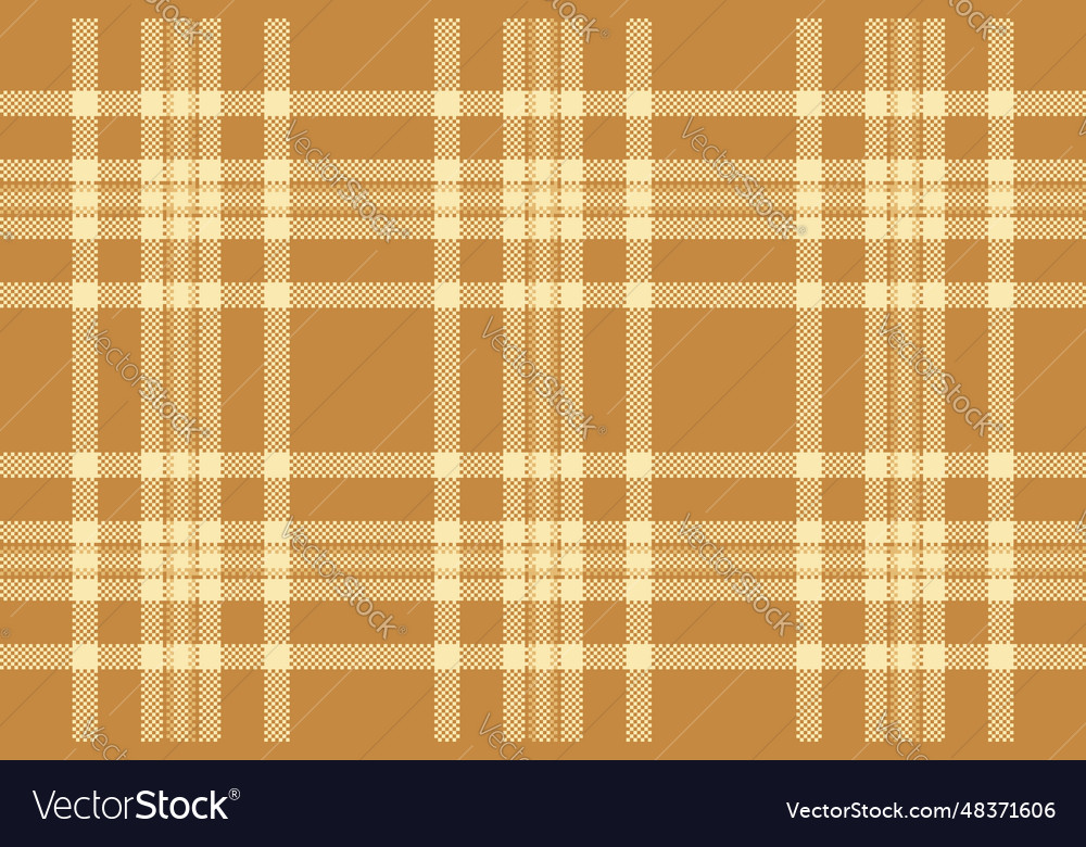 Fabric Plaid Background Of Seamless Check With A Vector Image