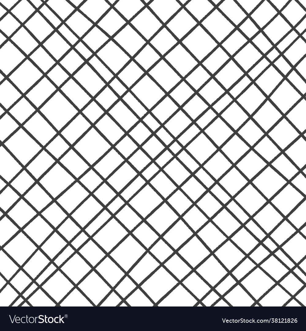 Hand Drawn Abstract Pattern With Lines Royalty Free Vector