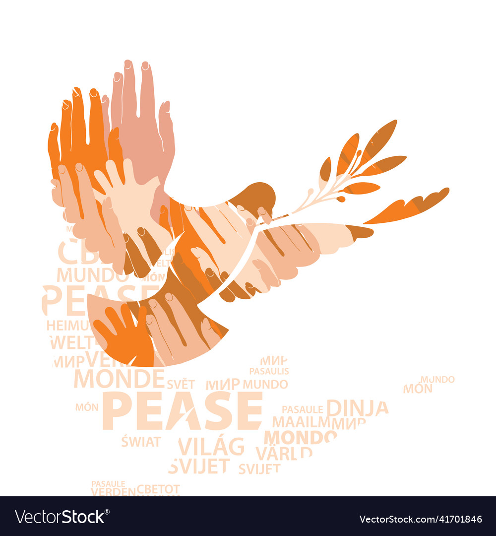 Dove Symbol Of Peace Royalty Free Vector Image