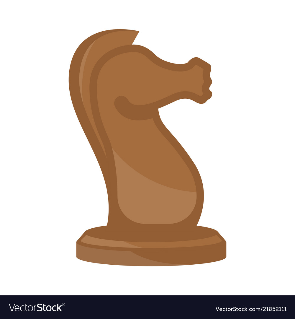 Isolated Knight Chess Piece Icon Royalty Free Vector Image