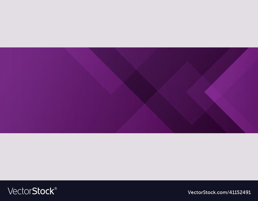 Modern Abstract Purple Banner Background Vector Image