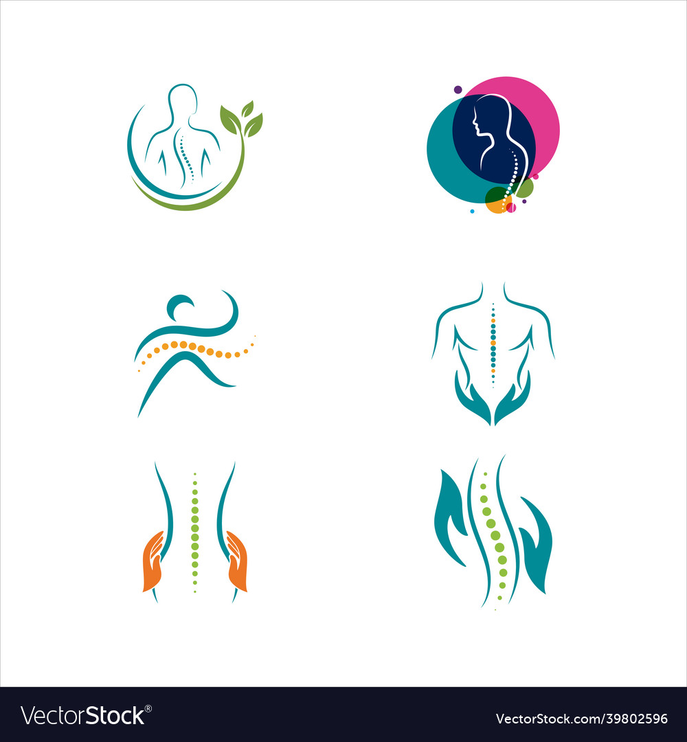 Chiropractic Symbol Icon Design Royalty Free Vector Image