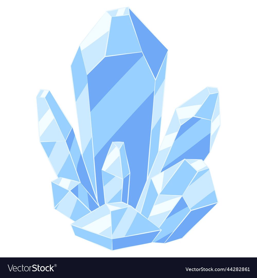 Crystal Or Mineral Jewelry Royalty Free Vector Image