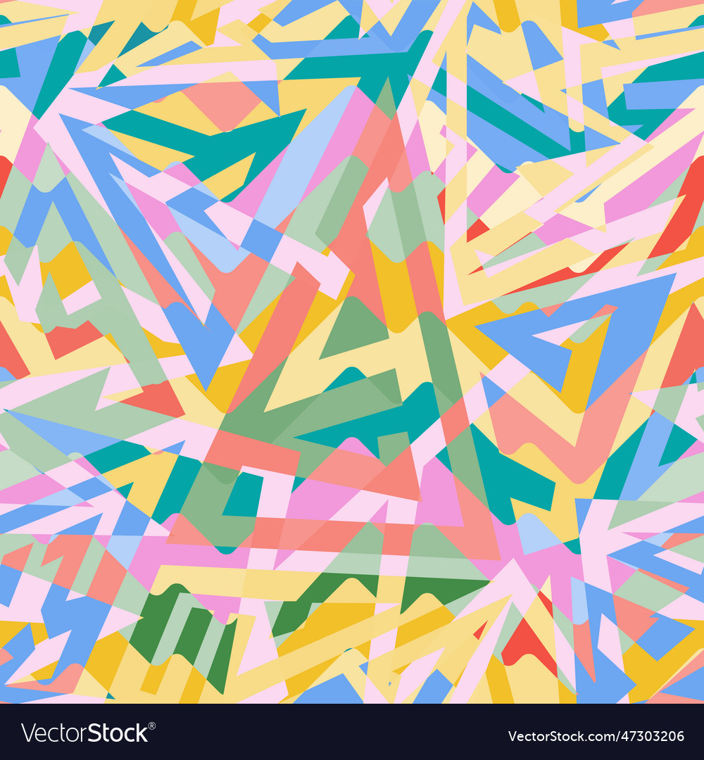 Abstract Triangles Seamless Pattern Royalty Free Vector