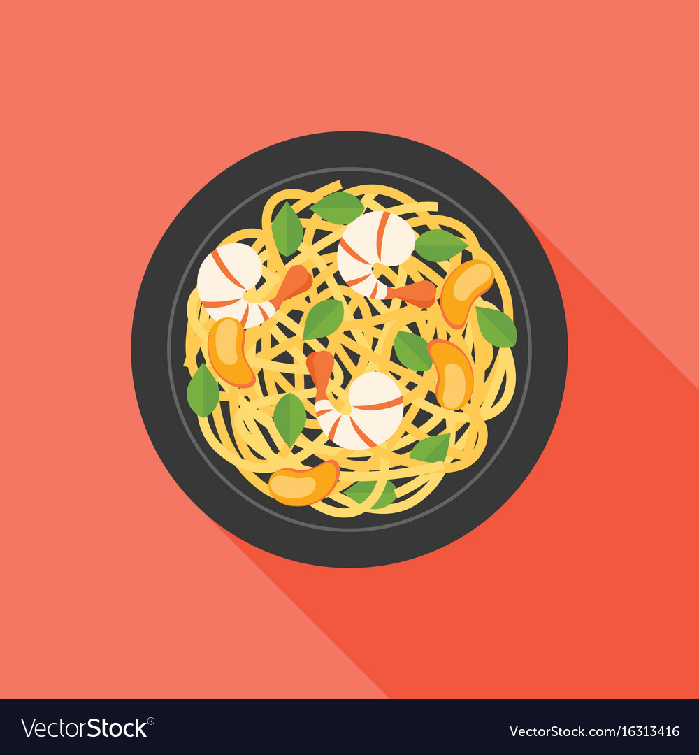 Noodle Icon Royalty Free Vector Image VectorStock