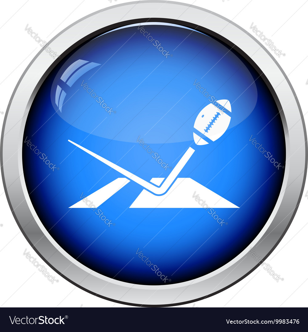 American Football Touchdown Icon Royalty Free Vector Image