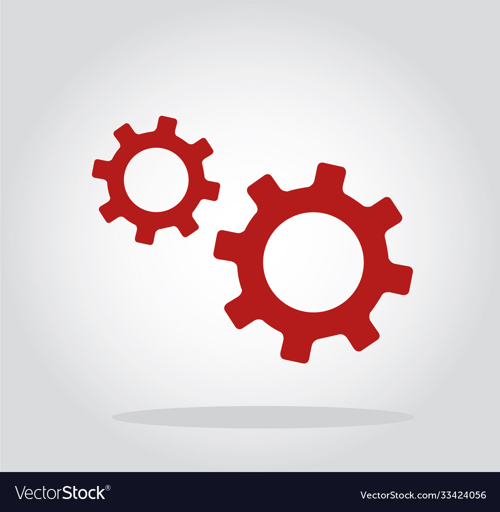 Gear Engineering Symbol Royalty Free Vector Image