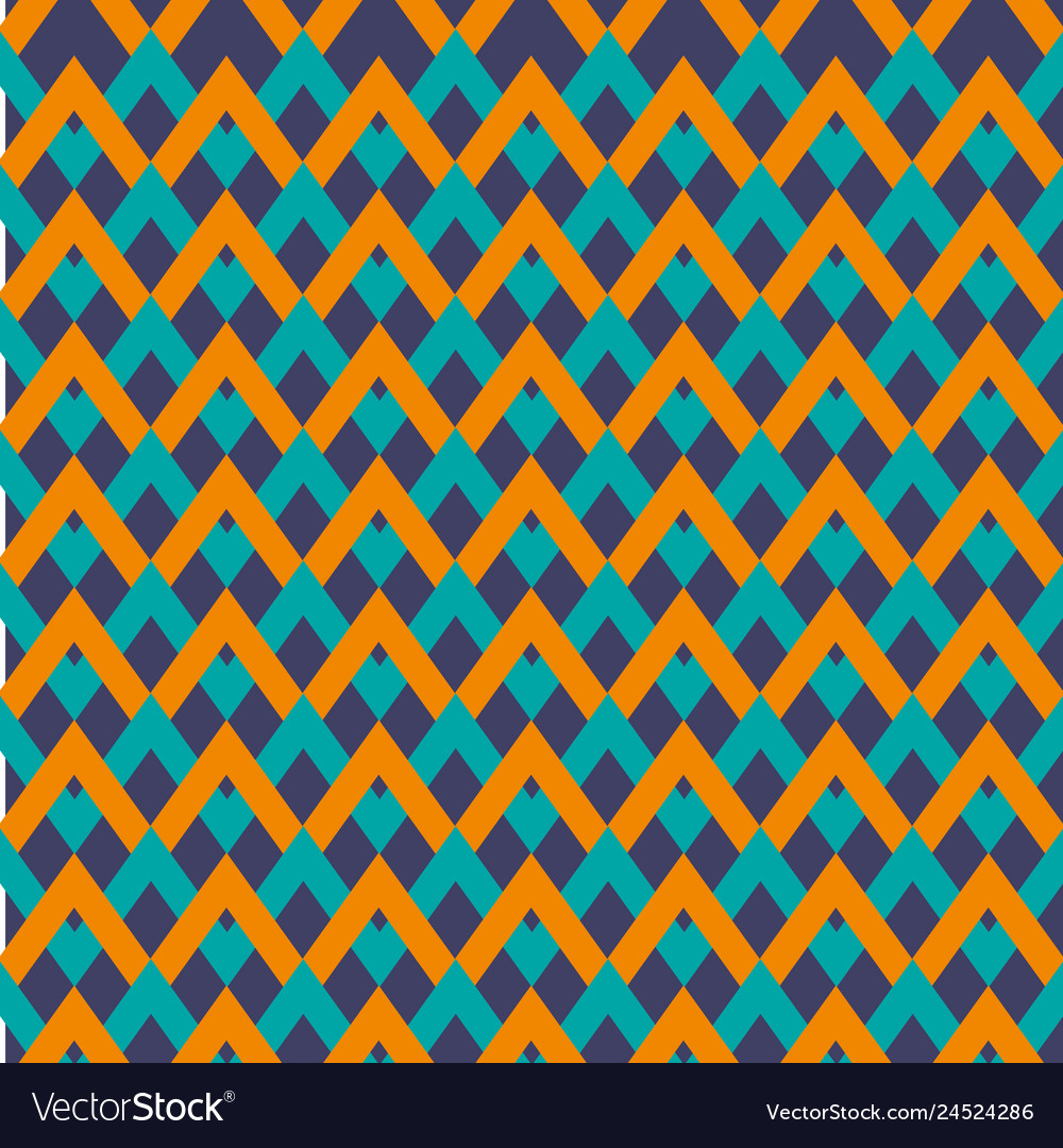 Geometric Seamless Zigzag Pattern Chevron Pattern Vector Image