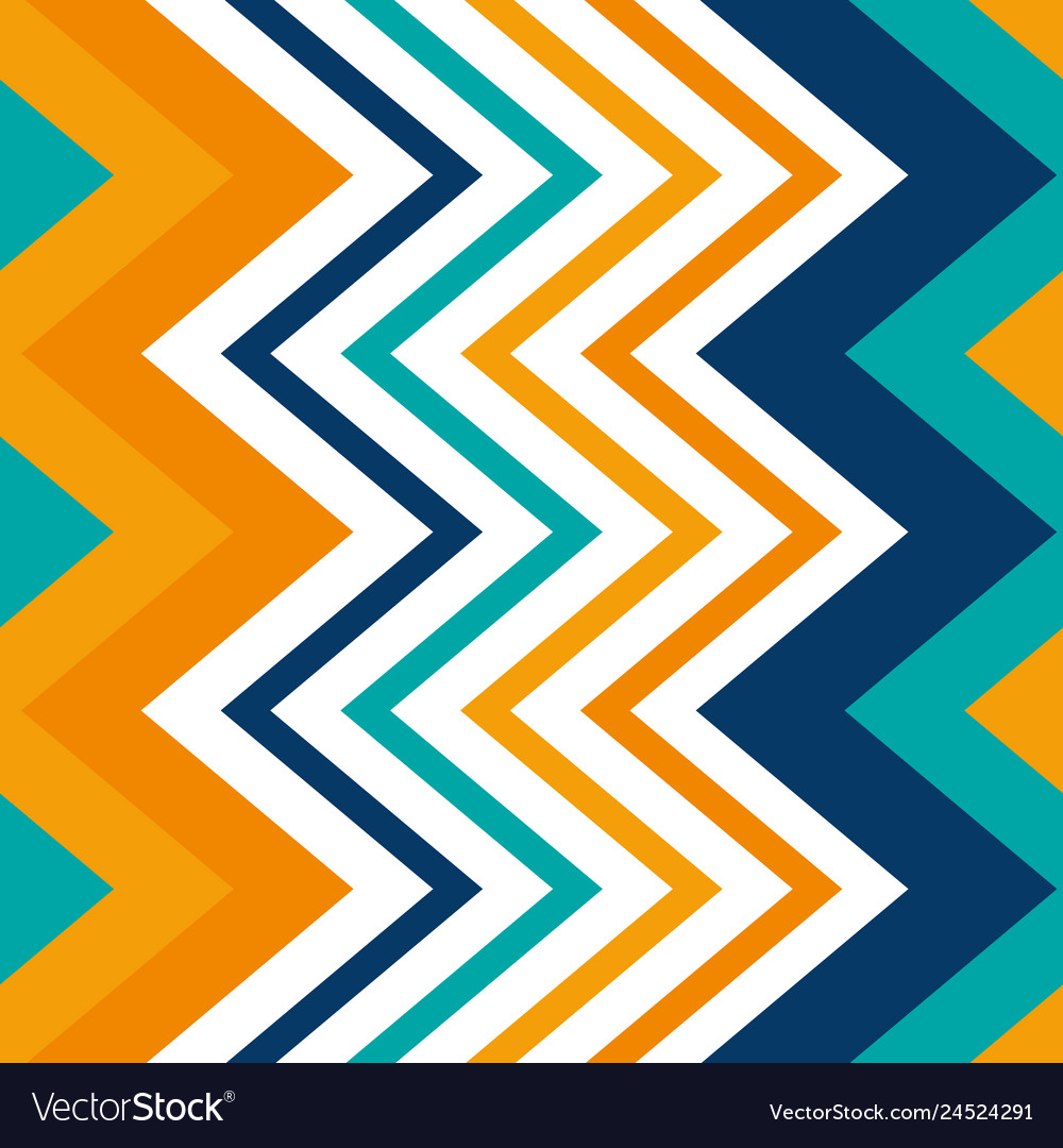 Geometric Seamless Zigzag Pattern Chevron Vector Image