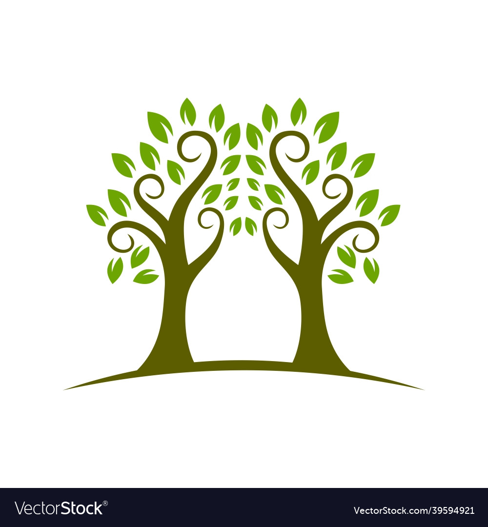 Tree Logo Royalty Free Vector Image Vectorstock