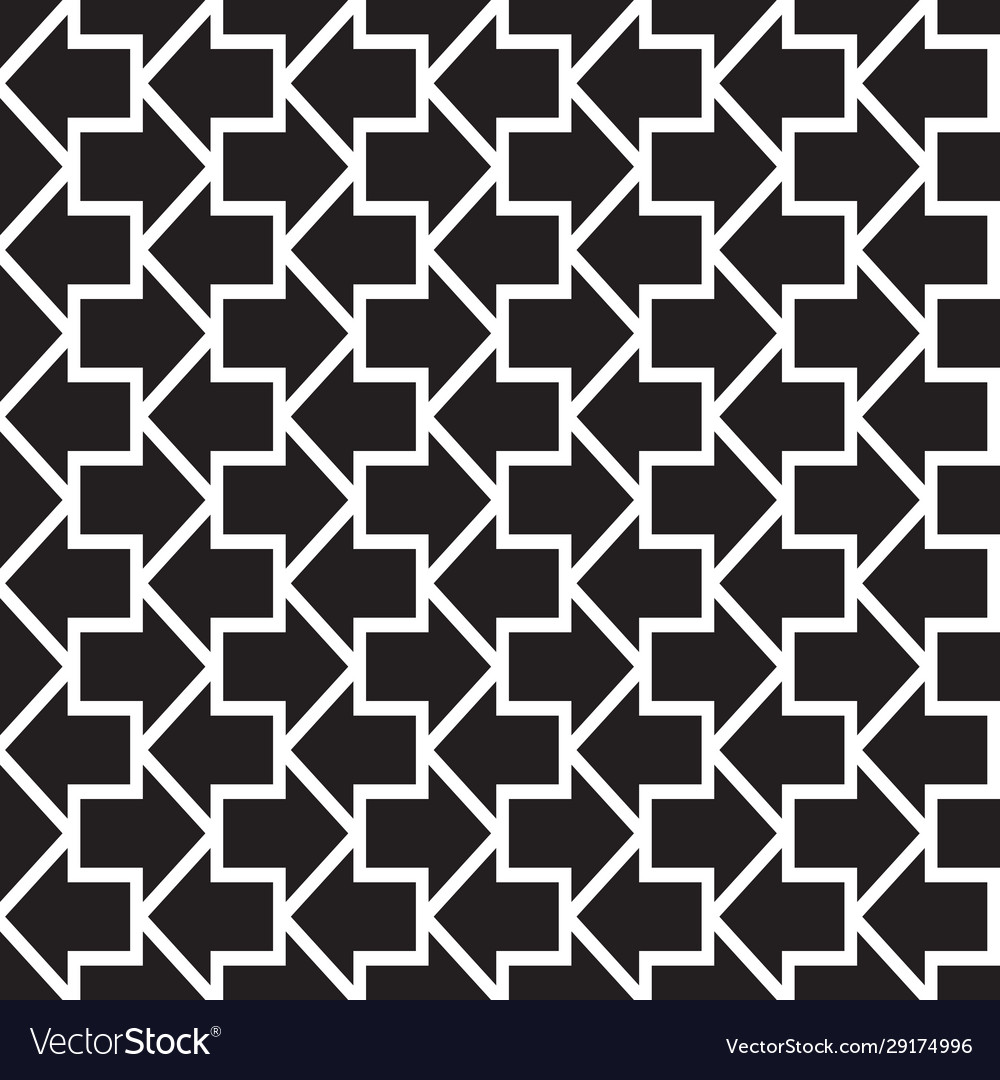 Arrows Seamless Geometric Pattern Royalty Free Vector Image