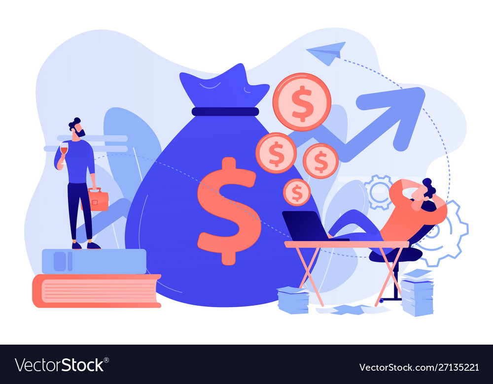 Passive Income Concept Royalty Free Vector Image