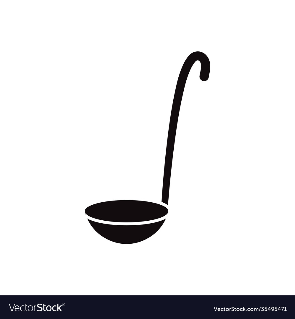 Ladle Icon Design Template Isolated Royalty Free Vector