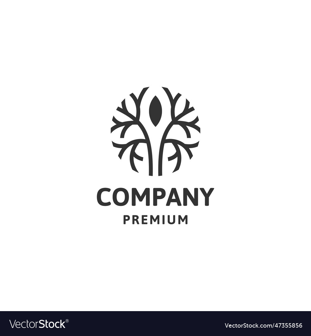 Tree Logo Royalty Free Vector Image Vectorstock