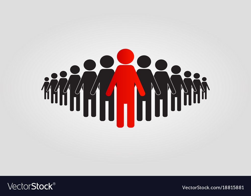 Leader Icon Business Concept Flat Design Vector Image