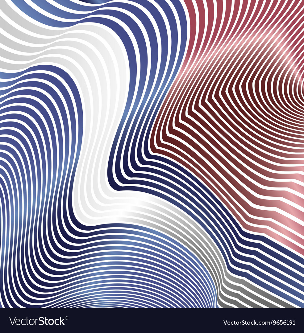 Abstract Curved Lines In The Form Of Waves Modern Vector Image