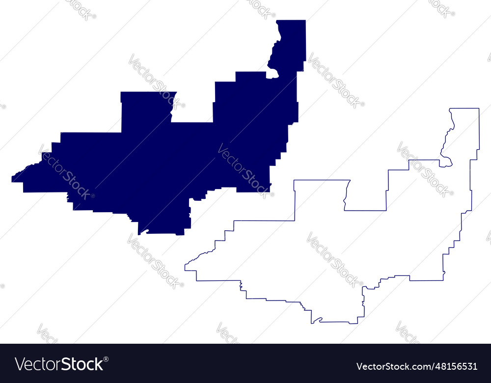 Division No Canada Alberta Province North Vector Image