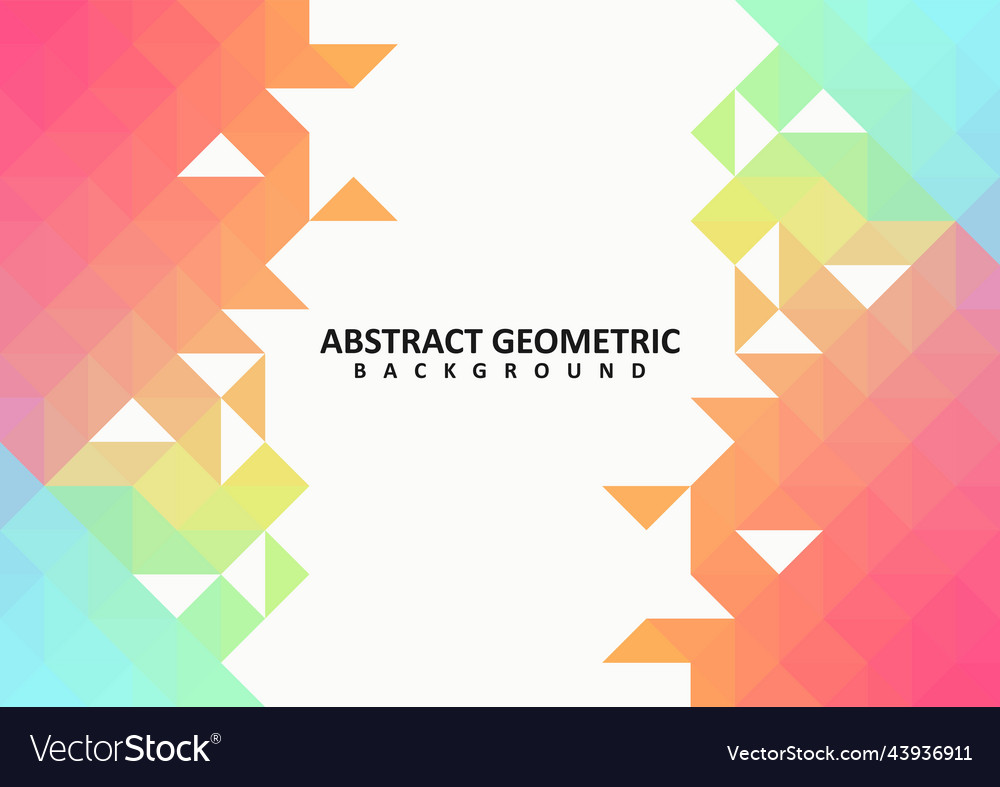 Abstract Colorful Geometric Background Royalty Free Vector