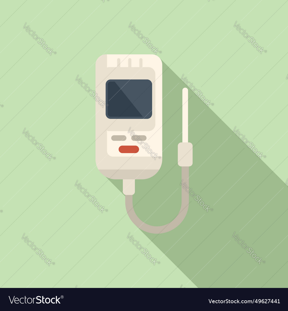 Biology Ph Meter Icon Flat Water Scale Kit Vector Image