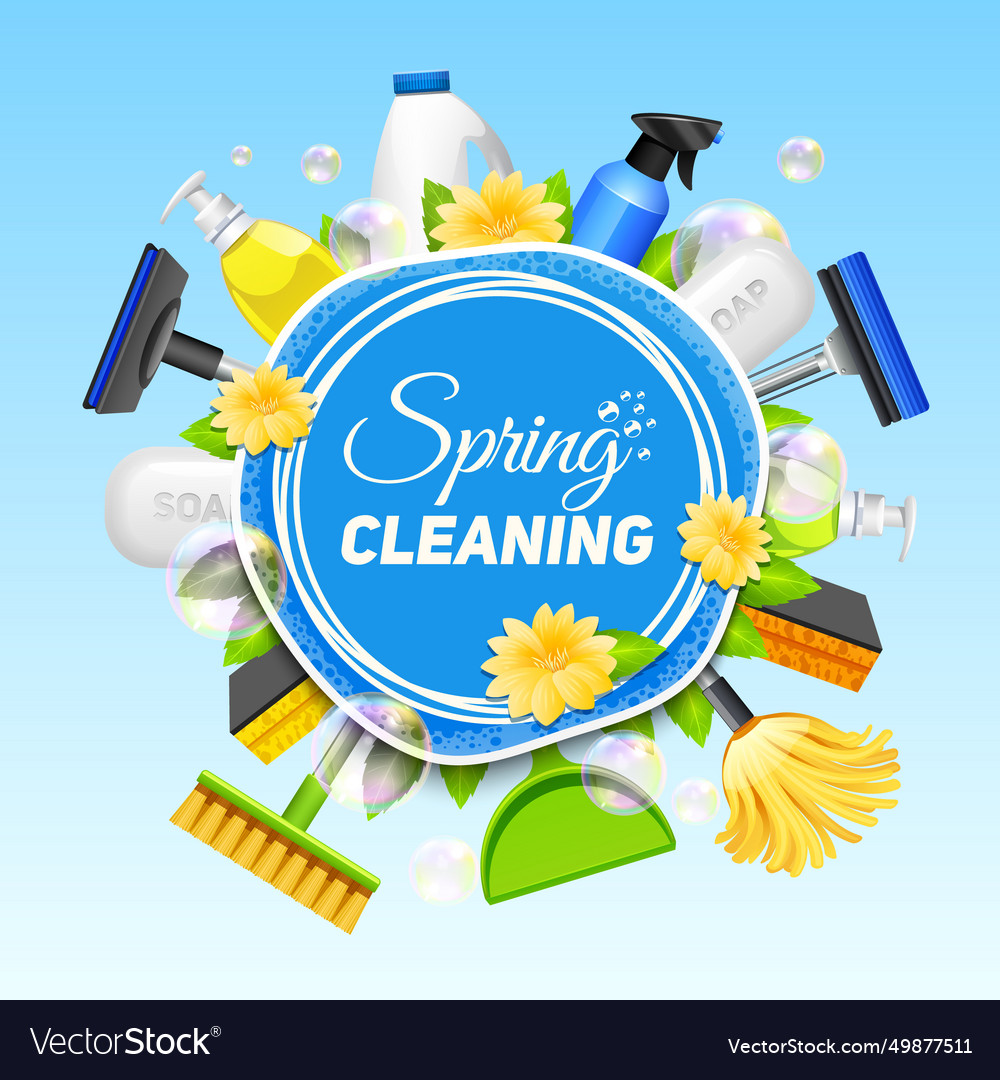 Cleaning Service Poster Royalty Free Vector Image