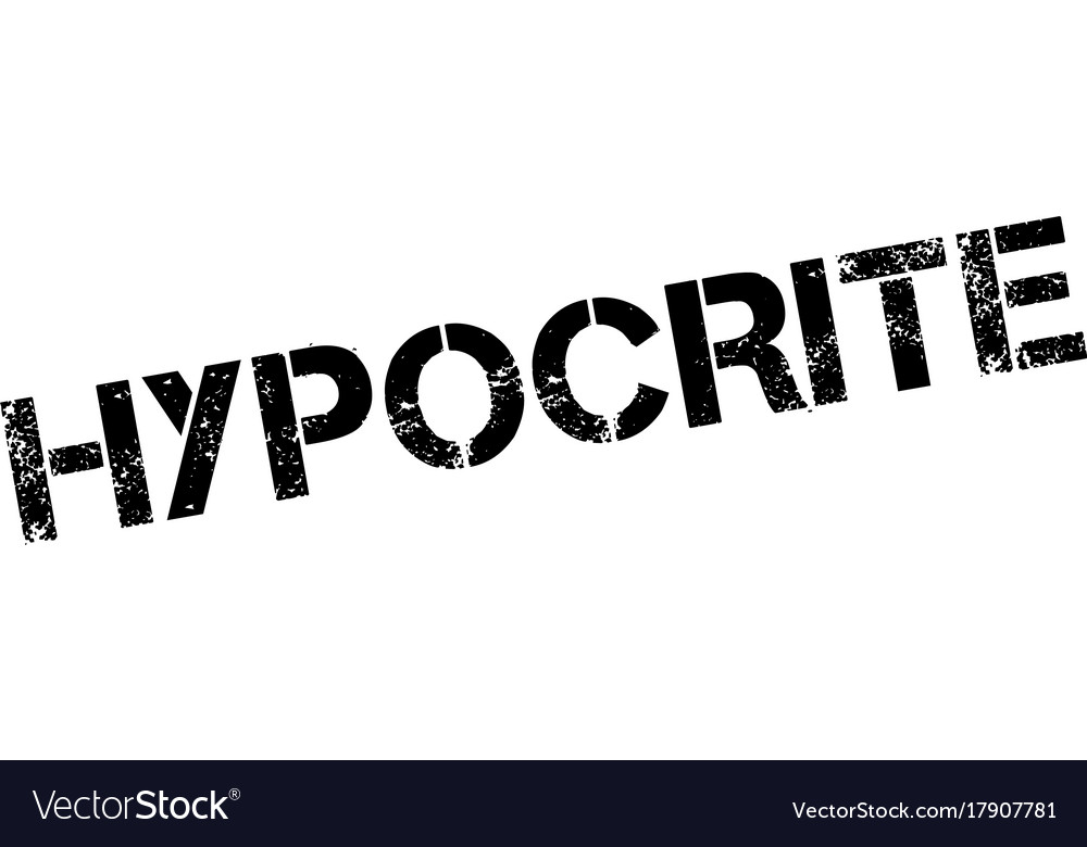 Hypocrite Rubber Stamp Royalty Free Vector Image