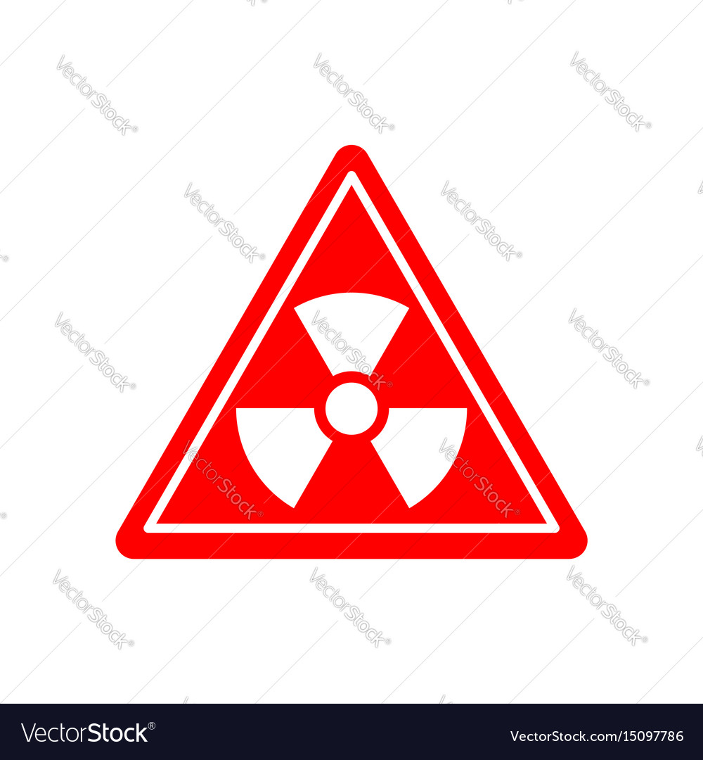 Radiation Danger Sign Caution Chemical Hazards Vector Image