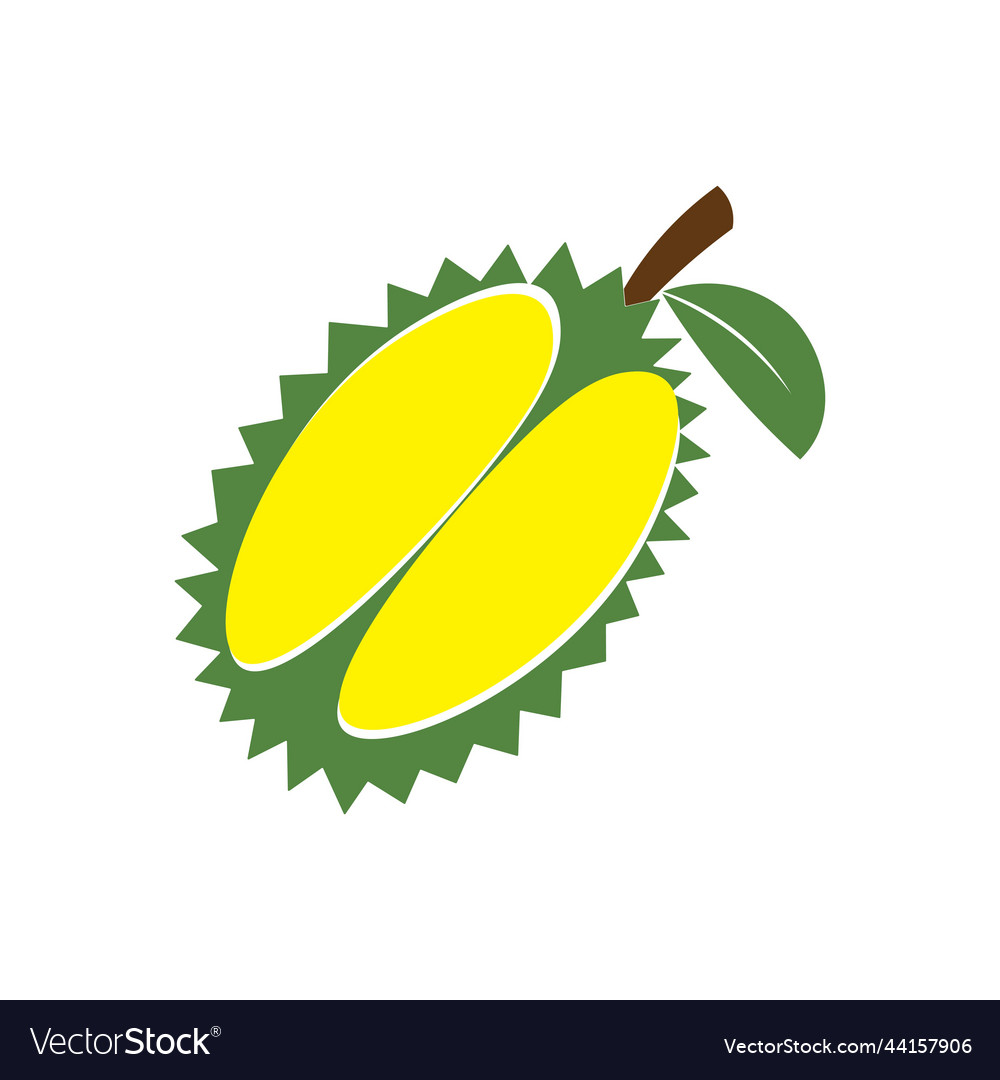 Durian Icon Logo Design Royalty Free Vector Image