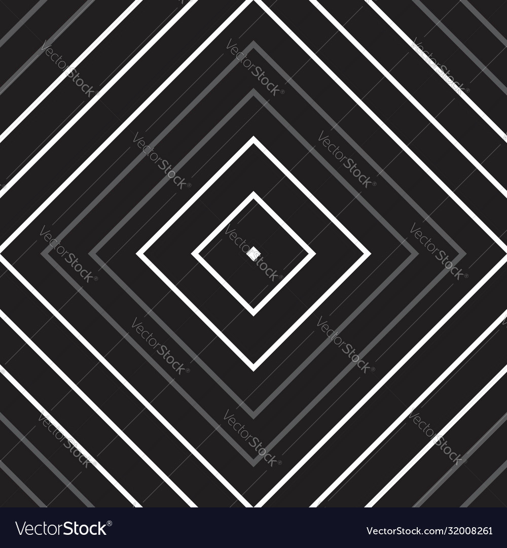 Black And White Argyle Diagonal Stripes Seamless Vector Image