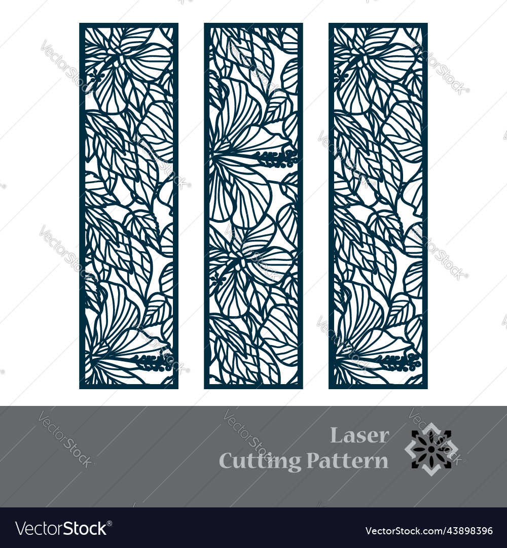 Laser And Cnc Cut Pattern Royalty Free Vector Image