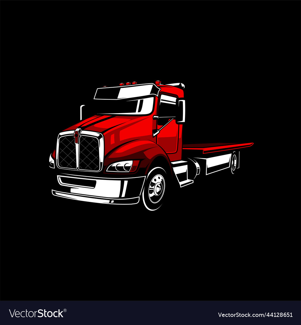 Tow Truck Logo Pickup Towing Royalty Free Vector Image