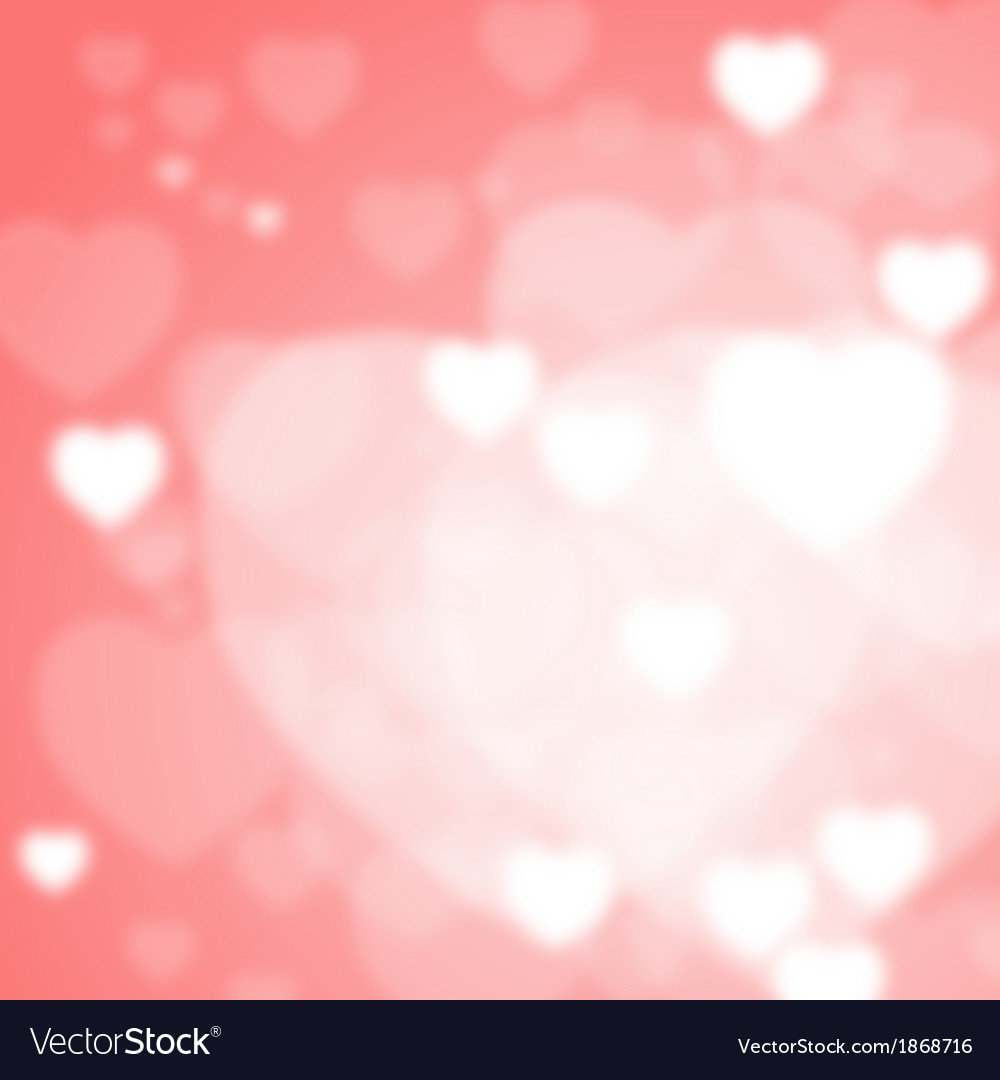 Valentine Bokeh Royalty Free Vector Image VectorStock