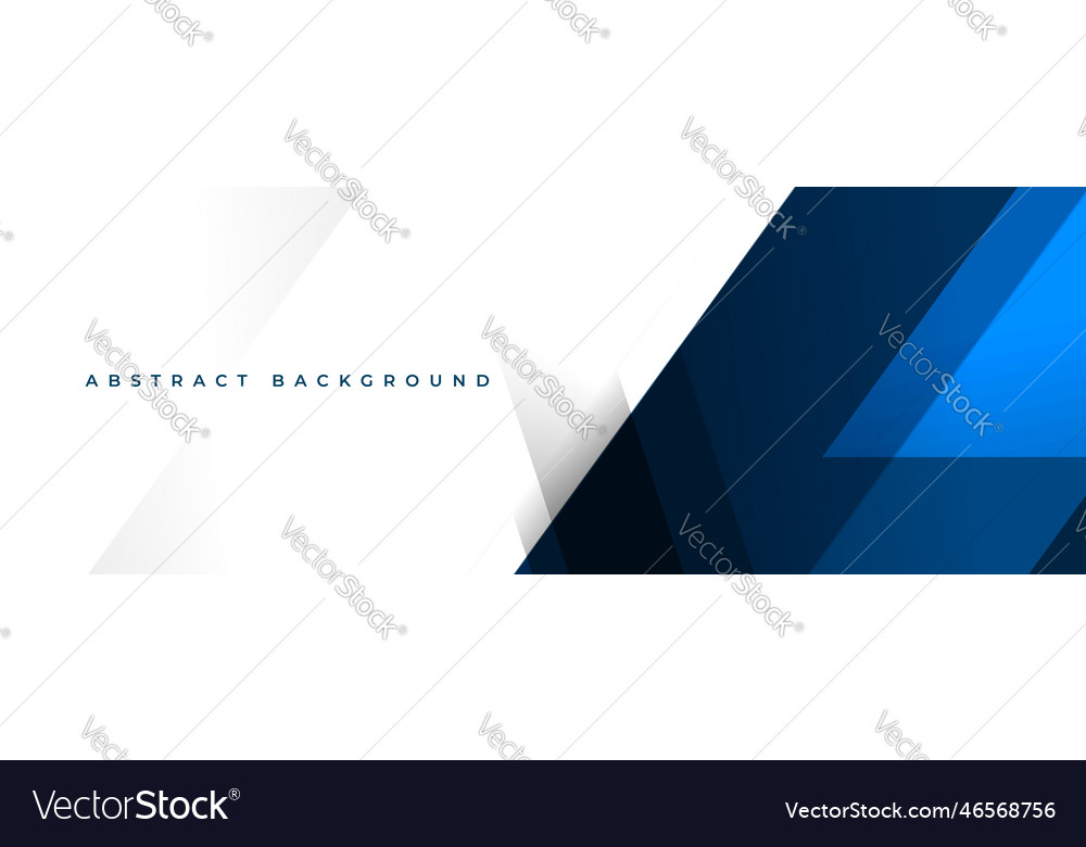 White And Blue Modern Abstract Wide Banner With Vector Image