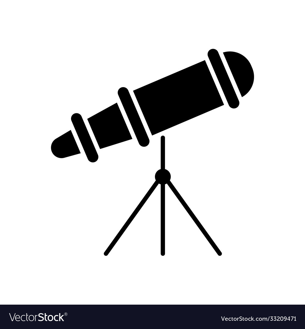 Telescope Icon Design Template Royalty Free Vector Image