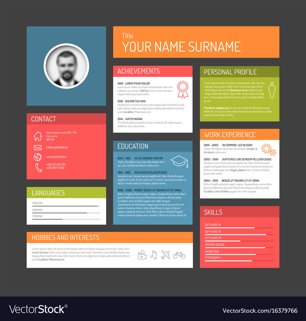 Tableau Dashboard Cv Template