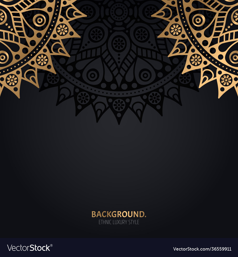 Luxury Islamic Background With Mandala Royalty Free Vector