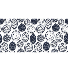 Pattern Wallpaper With New Year Or Christmas Balls