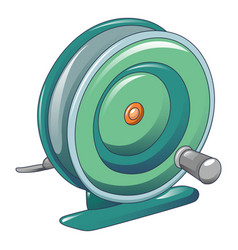 Electric Cable Coil Icon Cartoon Style Royalty Free Vector