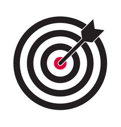 Target With Darts Royalty Free Vector Image VectorStock