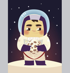 Astronaut Holding Helmet Vector Images Over 270