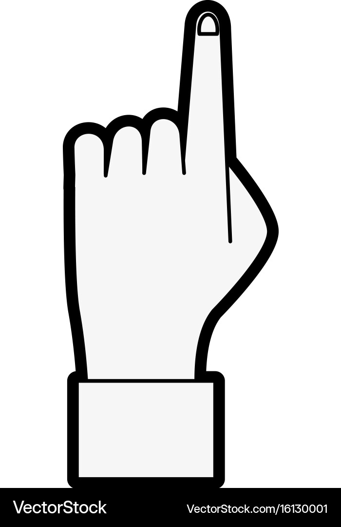 Hand Royalty Free Vector Image - VectorStock