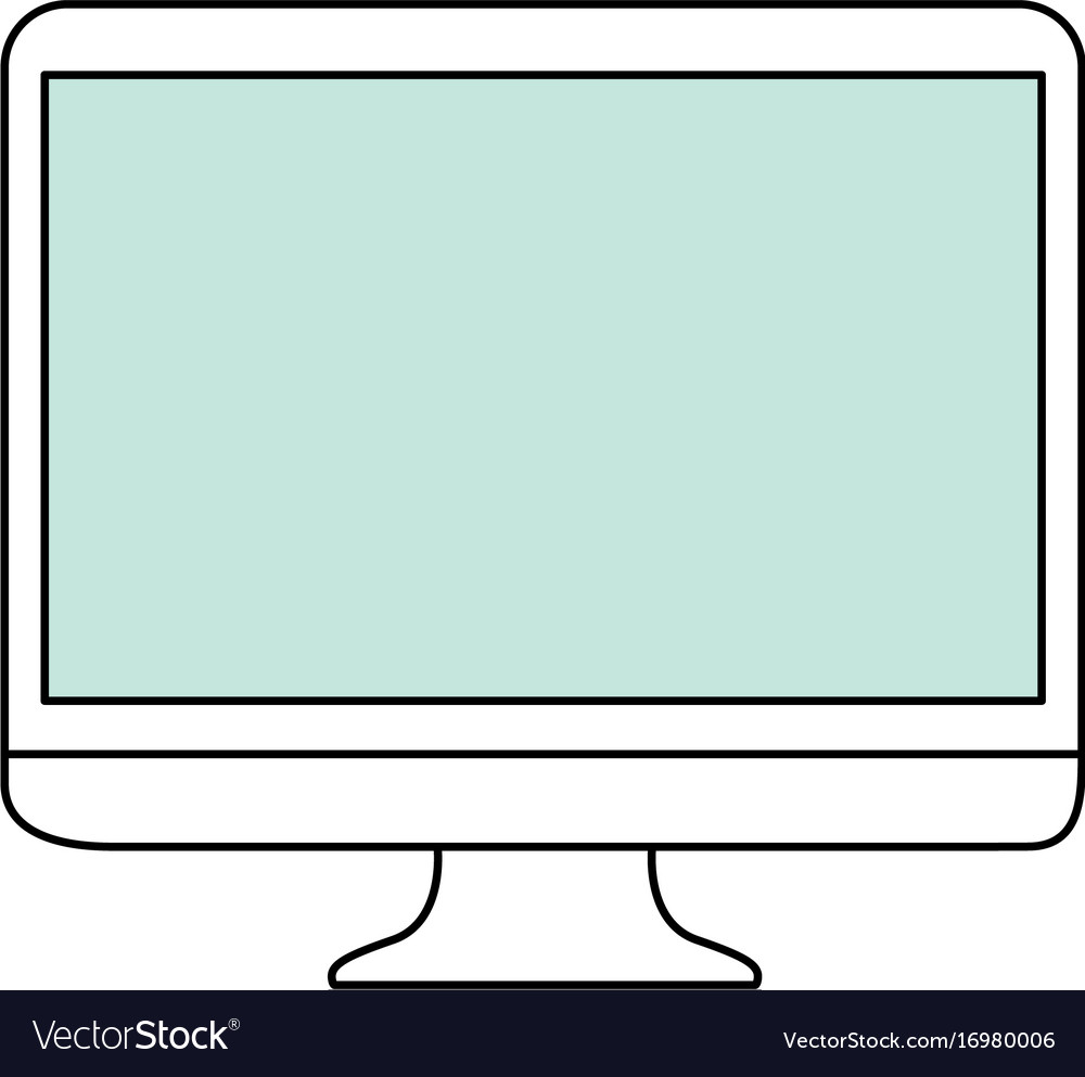 Computer screen technology Royalty Free Vector Image
