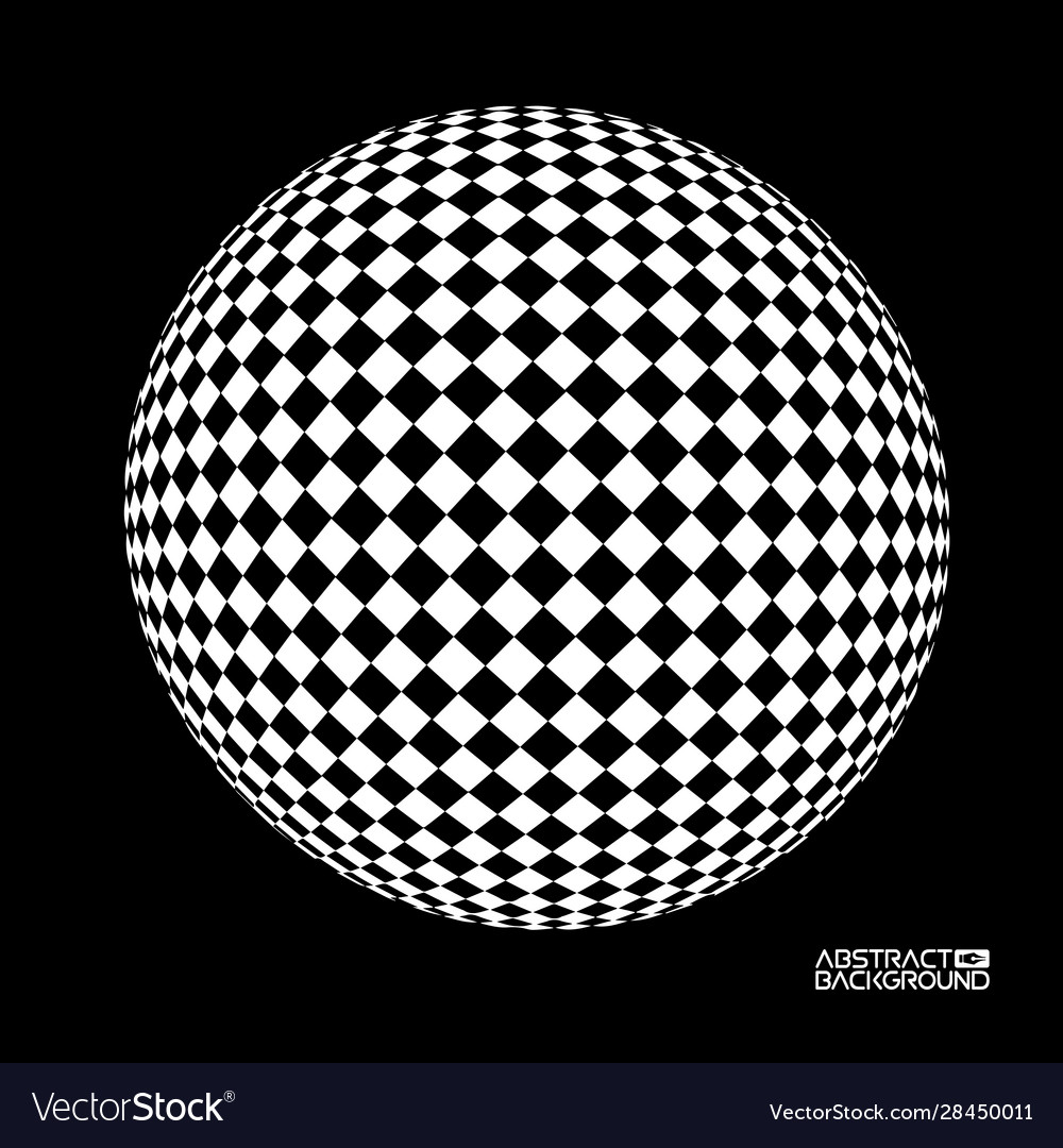 Optical sphere concept of Royalty Free Vector Image