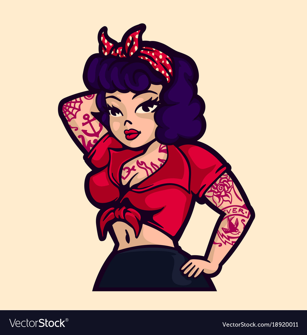 Cartoon Pin Up Art