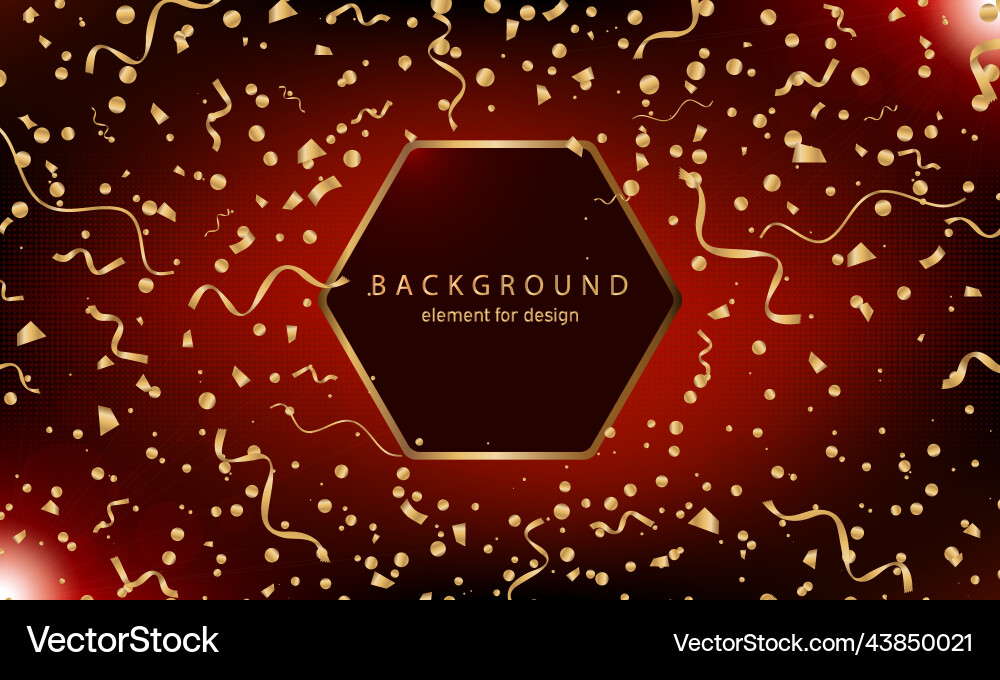 Background with bokeh effect elegant christmas Vector Image